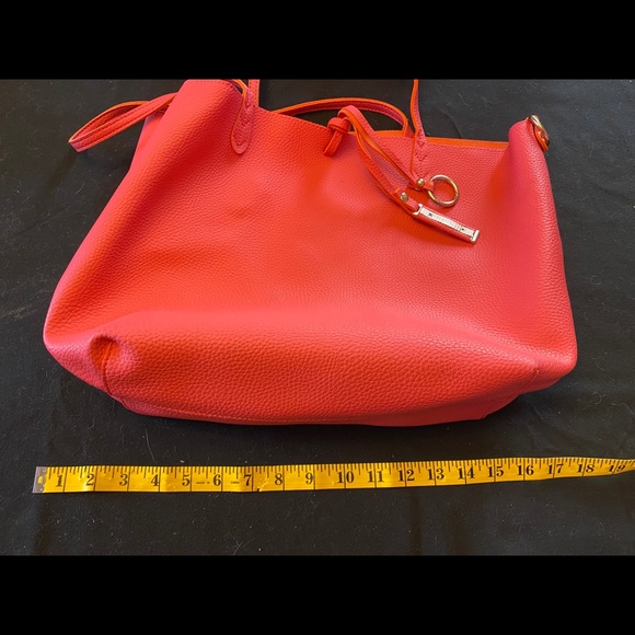 Leather tote with cosmetic bag set - Picture 4 of 7